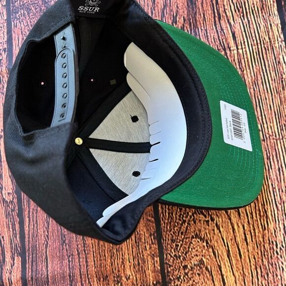 SSUR Lower Deck‎ Black SnapBack Hat - Picture 5 of 7
